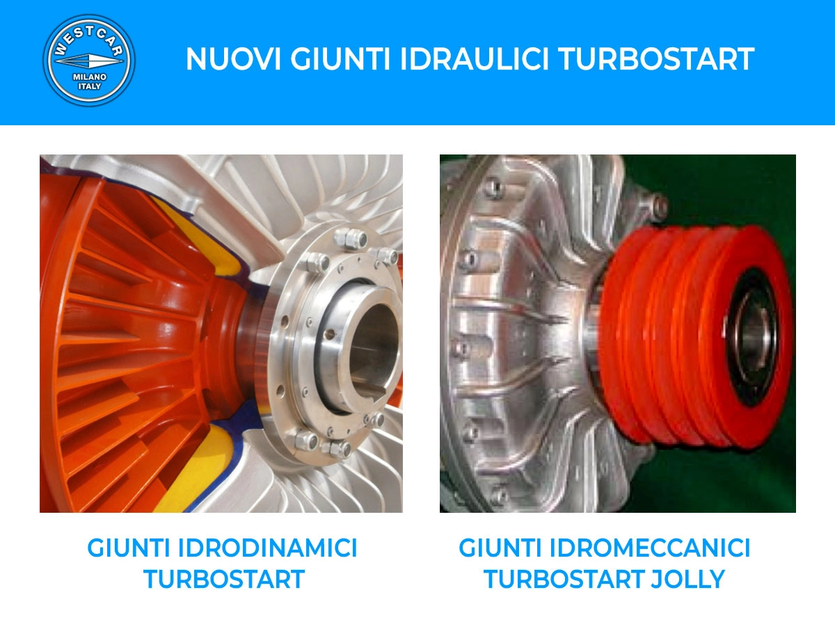 I giunti idrodinamici e idromeccanici Turbostart entrano nel catalogo Westcar